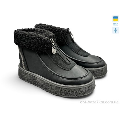 Ботинки женские "Rai shoes" 1902 чорний, (р.р. 37-41), Украина, от 8 шт.