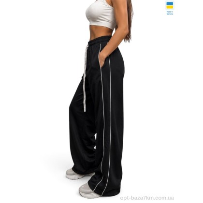 Спортивные брюки "Sport style" 1356 чорний, (р.р. S-XL), Украина, от 4 шт.