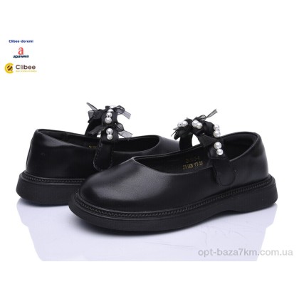 Туфлі дитячі "Clibee-Doremi" ABC263005 black, (р.р. 31-37), Китай, від 7 шт. Туфлі дитячі "Clibee-Doremi" ABC263005 black, (р.р. 31-37), Китай, від 7 шт.