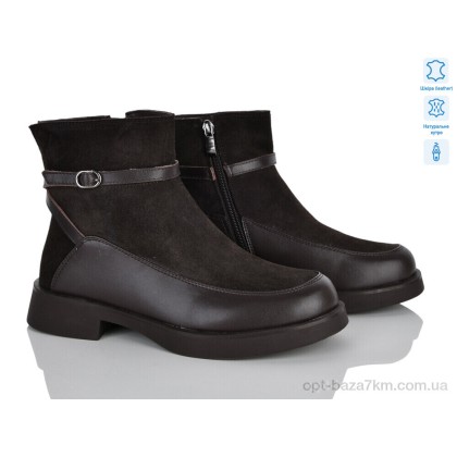 Ботинки женские "Бабочка-Mengfuna-AESD" 712-268 brown, (р.р. 36-40), Китай, от 6 шт. Ботинки женские "Бабочка-Mengfuna-AESD" 712-268 brown, (р.р. 36-40), Китай, от 6 шт.