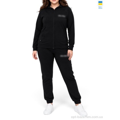 Спортивный костюм женский "Sport style" 111-1023(1)MU чорний, (р.р. S-XL), Украина, от 4 шт. Спортивный костюм женский "Sport style" 111-1023(1)MU чорний, (р.р. S-XL), Украина, от 4 шт.