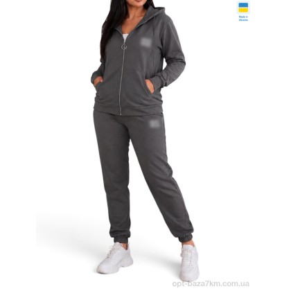 Спортивный костюм женский "Margo" 1123MU фум, (р.р. S-XL), Украина, от 4 шт. Спортивный костюм женский "Margo" 1123MU фум, (р.р. S-XL), Украина, от 4 шт.