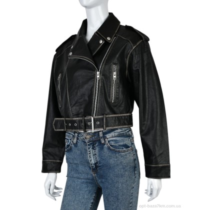 Куртка женская "Мир" 4503-3510-Y13 black, (р.р. S-L), Китай, от 3 шт.