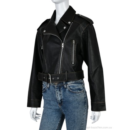 Куртка женская "Мир" 4503-3510-W7 black, (р.р. S-L), Китай, от 3 шт.
