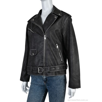 Куртка женская "Мир" 4503-3566-W7 black, (р.р. S-L), Китай, от 3 шт.