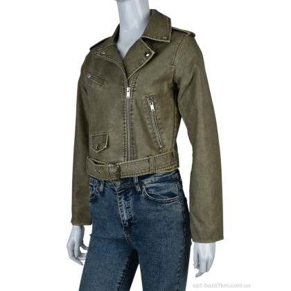 Куртка женская "Мир" 4503-3530-Y27 khaki, (р.р. S-L), Китай, от 3 шт.