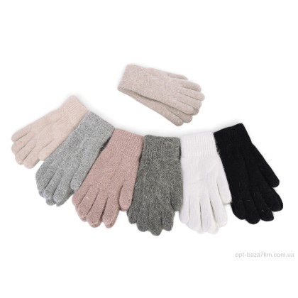 Рукавички жіночі "Королева" B09 mix, (р.р. One size), Китай, від 12 шт.