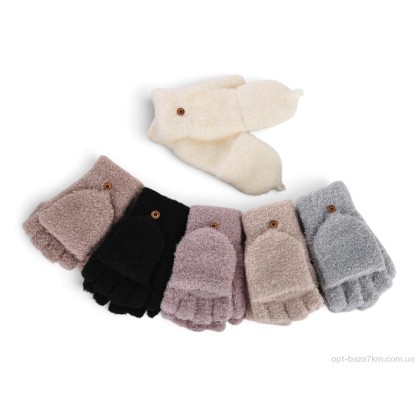 Рукавички жіночі "Королева" B07 mix (тедді), (р.р. One size), Китай, від 12 шт. Рукавички жіночі "Королева" B07 mix (тедді), (р.р. One size), Китай, від 12 шт.
