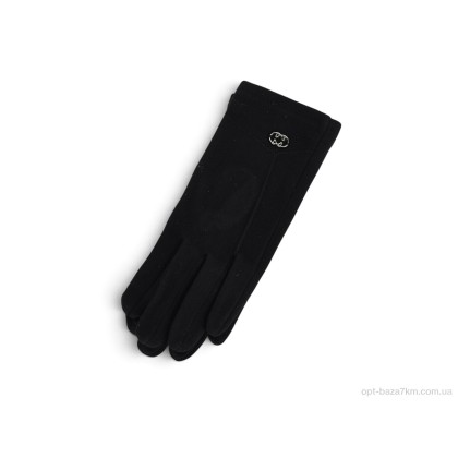 Рукавички жіночі "Королева" T01-75 black, (р.р. 6,5-8,5), Китай, від 12 шт.