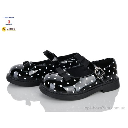 Туфли детские "Clibee-Doremi" A388265 black, (р.р. 26-33), Китай, от 8 шт. Туфли детские "Clibee-Doremi" A388265 black, (р.р. 26-33), Китай, от 8 шт.