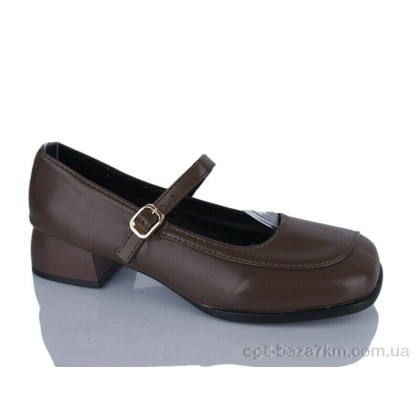 Туфли женские "Prime-Opt" Prime KT-A-3 brown, (р.р. 37-40), Китай, от 8 шт.