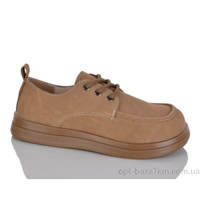 Туфли женские "Prime-Opt" Prime KT-WX13 brown, (р.р. 37-40), Китай, от 8 шт.