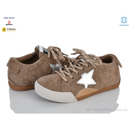 Дитячі кросівки "Clibee-Doremi" 67Q202A brown, (р.р. 32-37), Китай, від 6 шт. Дитячі кросівки "Clibee-Doremi" 67Q202A brown, (р.р. 32-37), Китай, від 6 шт.