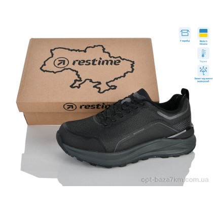 Кроссовки мужские "Restime" IM026853 black, (р.р. 41-45), Украина, от 8 шт. Кроссовки мужские "Restime" IM026853 black, (р.р. 41-45), Украина, от 8 шт.