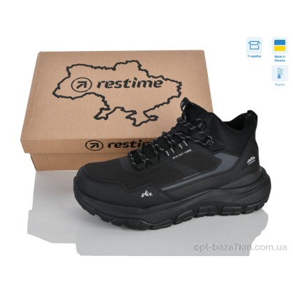 Кроссовки мужские "Restime" OMZ26850 black, (р.р. 41-46), Украина, от 8 шт. Кроссовки мужские "Restime" OMZ26850 black, (р.р. 41-46), Украина, от 8 шт.