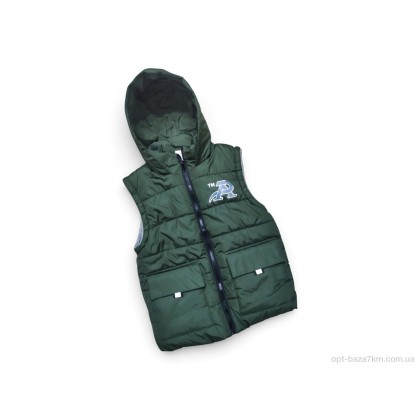 Жилетка дитяча "Kids-modnik" G26 зелений, (р.р. 120-140), Китай, від 3 шт. Жилетка дитяча "Kids-modnik" G26 зелений, (р.р. 120-140), Китай, від 3 шт.