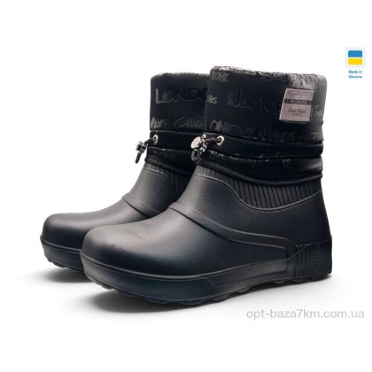 Сапоги из пены женские "Rai shoes" Е547 чорний, (р.р. 37-41), Украина, от 8 шт.