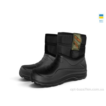 Сапоги из пены мужские "Rai shoes" СМ322 чорний, (р.р. 41-46), Украина, от 8 шт.