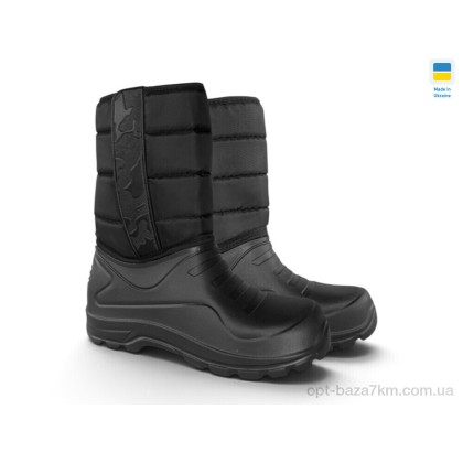 Сапоги из пены мужские "Rai shoes" СМ333 чорний, (р.р. 41-46), Украина, от 8 шт.