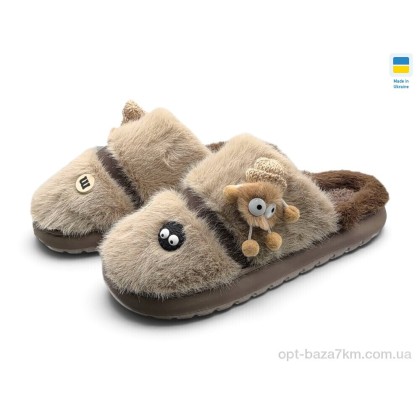 Тапки женские "Rai shoes" T25-01 мокко, (р.р. 36-41), Украина, от 8 шт. Тапки женские "Rai shoes" T25-01 мокко, (р.р. 36-41), Украина, от 8 шт.