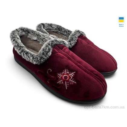 Тапки женские "Rai shoes" 2202 бордо, (р.р. 37-42), Украина, от 12 шт. Тапки женские "Rai shoes" 2202 бордо, (р.р. 37-42), Украина, от 12 шт.