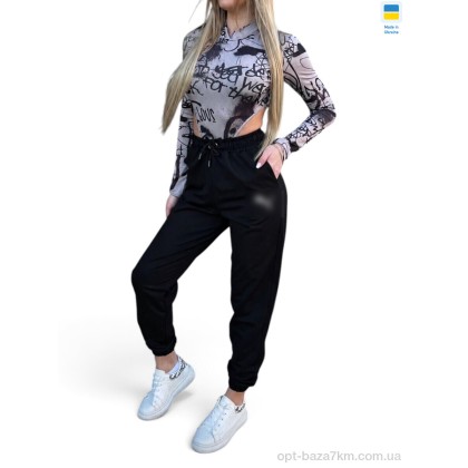 Спортивные брюки "Margo" 10231 чорний pm, (р.р. S-XL), Украина, от 4 шт. Спортивные брюки "Margo" 10231 чорний pm, (р.р. S-XL), Украина, от 4 шт.