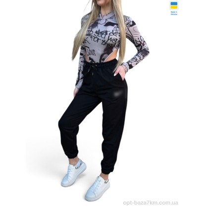 Спортивные брюки "Margo" 10231 чорний, (р.р. S-XL), Украина, от 4 шт.
