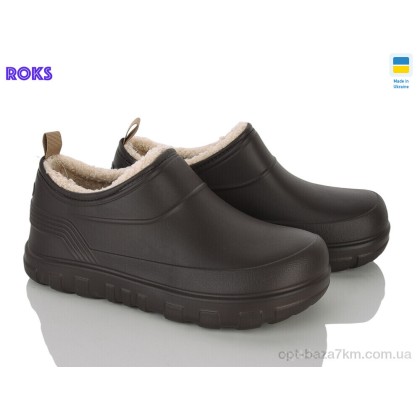 Галоши женские "Roks" 7000 шоколад, (р.р. 37-41), Украина, от 8 шт.