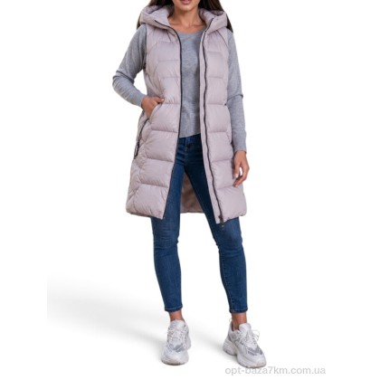 Жилетка жіноча "Sport style" 2302 пудра, (р.р. L-3XL), Китай, від 4 шт.