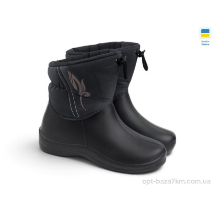 Чоботи з піни жіночі "Rai shoes" D-335-1А чорний, (р.р. 37-41), Україна, від 6 шт.