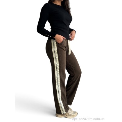 Спортивные брюки "Margo" 693 шоколад, (р.р. 2XL-5XL), Китай, от 4 шт.