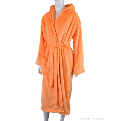 Халат жіночий "Textile" X6 orange, (р.р. XL-3XL), Китай, від 3 шт. Халат жіночий "Textile" X6 orange, (р.р. XL-3XL), Китай, від 3 шт.
