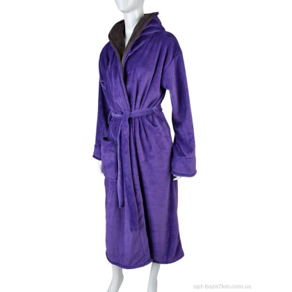 Халат жіночий "Textile" X17 violet, (р.р. XL-3XL), Китай, від 3 шт. Халат жіночий "Textile" X17 violet, (р.р. XL-3XL), Китай, від 3 шт.