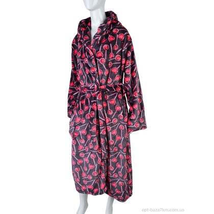 Халат жіночий "Textile" X22 grey, (р.р. XL-3XL), Китай, від 3 шт. Халат жіночий "Textile" X22 grey, (р.р. XL-3XL), Китай, від 3 шт.