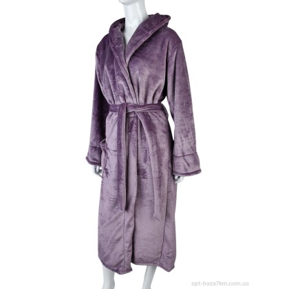 Халат жіночий "Textile" X26 violet, (р.р. XL-3XL), Китай, від 3 шт. Халат жіночий "Textile" X26 violet, (р.р. XL-3XL), Китай, від 3 шт.
