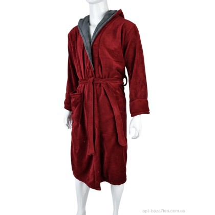 Халат унісекс "Textile" MX13 bordo, (р.р. XL-3XL), Китай, від 3 шт. Халат унісекс "Textile" MX13 bordo, (р.р. XL-3XL), Китай, від 3 шт.