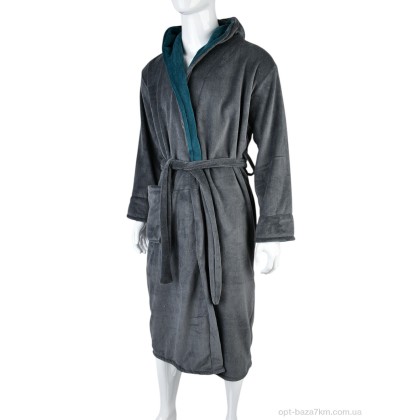 Халат унісекс "Textile" MX14 grey, (р.р. XL-3XL), Китай, від 3 шт. Халат унісекс "Textile" MX14 grey, (р.р. XL-3XL), Китай, від 3 шт.