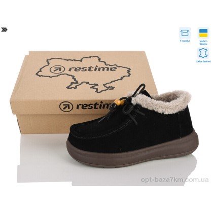 Туфлі жіночі "Restime" AWZ26807 black, (р.р. 36-40), Україна, від 8 шт.