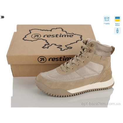 Ботинки женские "Restime" AWZ26810 beige, (р.р. 36-40), Украина, от 8 шт.