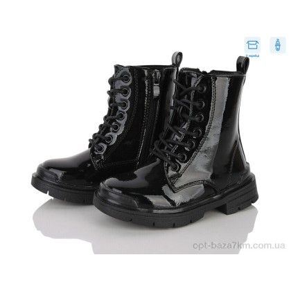 Черевики дитячі "Clibee-ShoSho" 55-268M black, (р.р. 25-30), Китай, від 6 шт. Черевики дитячі "Clibee-ShoSho" 55-268M black, (р.р. 25-30), Китай, від 6 шт.
