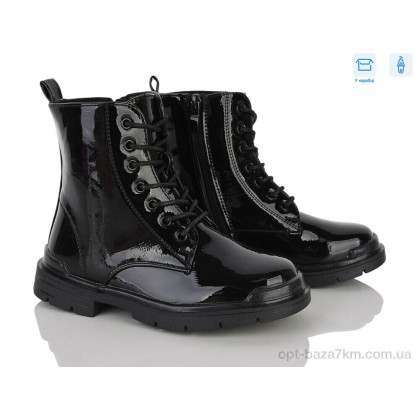 Черевики дитячі "Clibee-ShoSho" 55-268L black, (р.р. 31-36), Китай, від 6 шт. Черевики дитячі "Clibee-ShoSho" 55-268L black, (р.р. 31-36), Китай, від 6 шт.