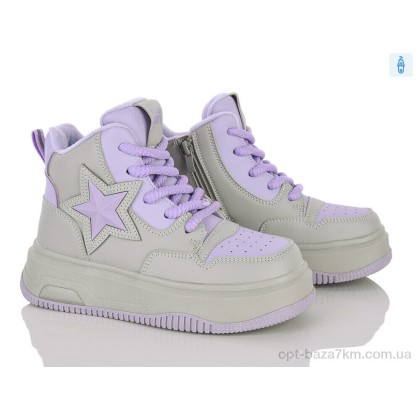 Черевики дитячі "Clibee-ShoSho" GC69 grey-purple, (р.р. 33-38), Китай, від 6 шт. Черевики дитячі "Clibee-ShoSho" GC69 grey-purple, (р.р. 33-38), Китай, від 6 шт.