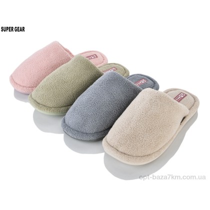 Тапки женские "Super Gear" 7826 mix, (р.р. 36-41), Китай, от 12 шт. Тапки женские "Super Gear" 7826 mix, (р.р. 36-41), Китай, от 12 шт.