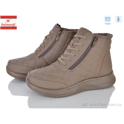 Ботинки женские "Saimaoji" FJ37-16, (р.р. 41-43), Китай, от 6 шт. Ботинки женские "Saimaoji" FJ37-16, (р.р. 41-43), Китай, от 6 шт.
