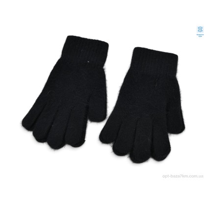 Рукавички жіночі "CAP" 2403H кролик black, (р.р. One size), Китай, від 12 шт.