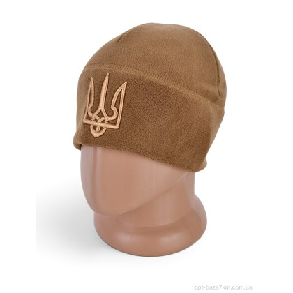 Шапка чоловіча "Королева" Герб фліс койот, (р.р. One size), Китай, від 5 шт. Шапка чоловіча "Королева" Герб фліс койот, (р.р. One size), Китай, від 5 шт.