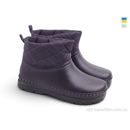 Сапоги из пены женские "Rai shoes" D420 DF т.фіолетовий, (р.р. 37-41), Украина, от 6 шт.