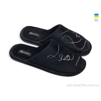 Тапки жіночі "Rai shoes" TD7102 A чорний, (р.р. 37-41), Україна, від 8 шт.