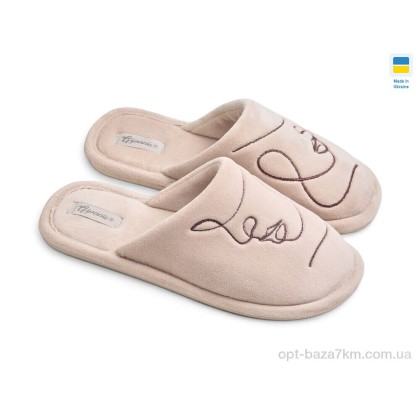 Тапки жіночі "Rai shoes" TD7102 Cm шампань, (р.р. 37-41), Україна, від 8 шт.