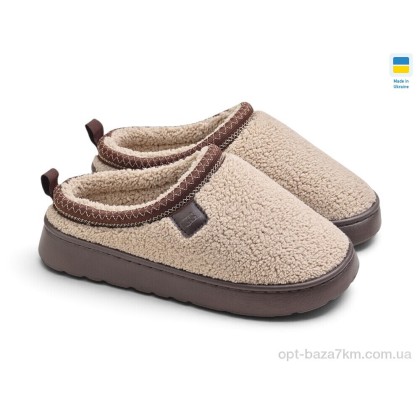 Тапки жіночі "Rai shoes" UD73021 Bg бежевий (тедді), (р.р. 37-41), Україна, від 6 шт.
